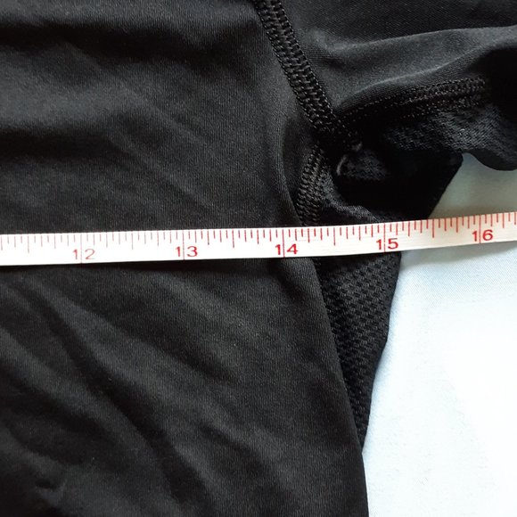 Boys Nike Pro Dri Fit Black Mesh Panel Tee - Picture 11 of 11